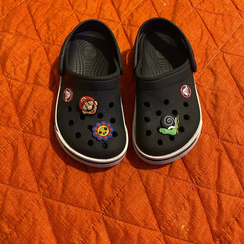 Baby boy crocs toddler size 8/9
